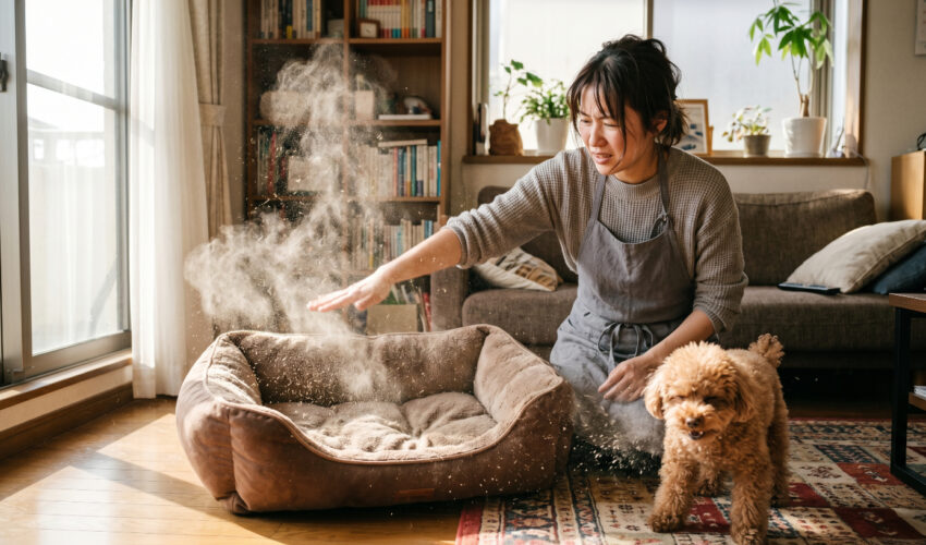 犬のベッドの「ダニ対策」は大丈夫？梅雨は”丸洗い”が正解！「叩く・干す」は逆効果かも