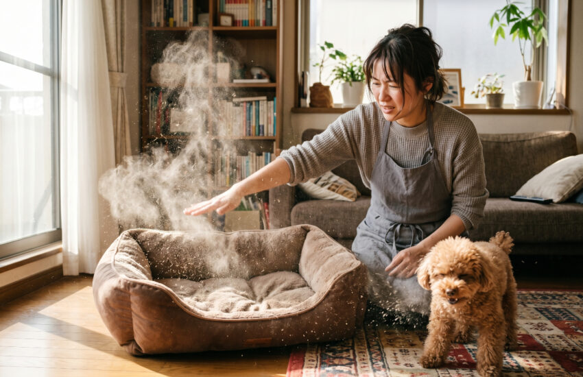 犬のベッドの「ダニ対策」は大丈夫？梅雨は”丸洗い”が正解！「叩く・干す」は逆効果かも