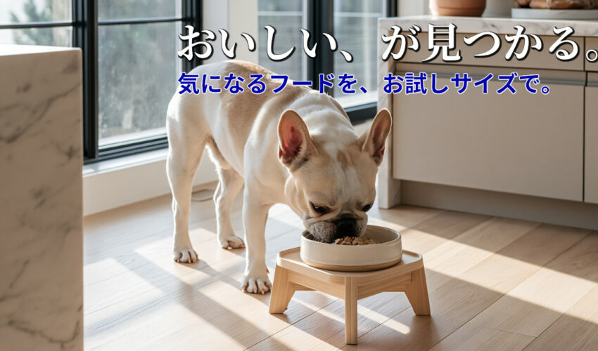 ドッグフードのお試しサンプル｜気になる一品を、少量・無料で試してみませんか