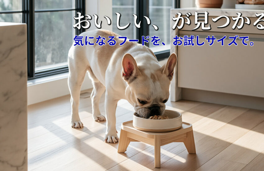 ドッグフードのお試しサンプル｜気になる一品を、少量・無料で試してみませんか